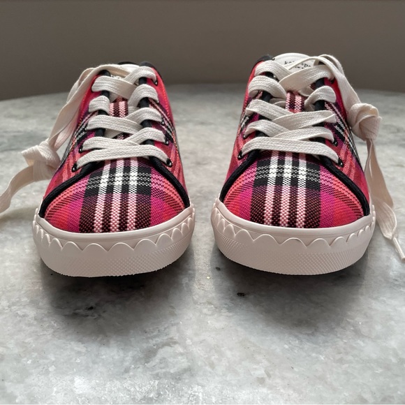 NWOT Kate Spade New York “Vale” Pink & Red Plaid Shoes - Picture 4 of 10